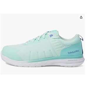 Timberland Pro Overdrive NMT Comp Safety Toe Women's Teal Work‎ Shoes Size 7 NEW